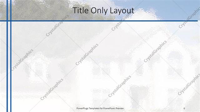 Title Only presentation slide layout
