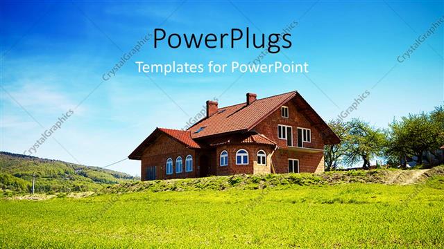  Presentation with villa - A villa in the outskirts with a lot of greenery