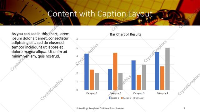 Content with Caption presentation slide layout