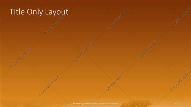 Title Only presentation slide layout