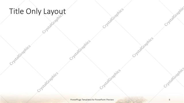 Title Only presentation slide layout