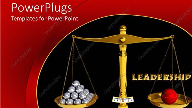  Presentation with golden - Vintage golden balance scale with metal balls on plates