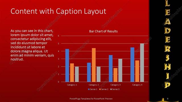 Content with Caption presentation slide layout