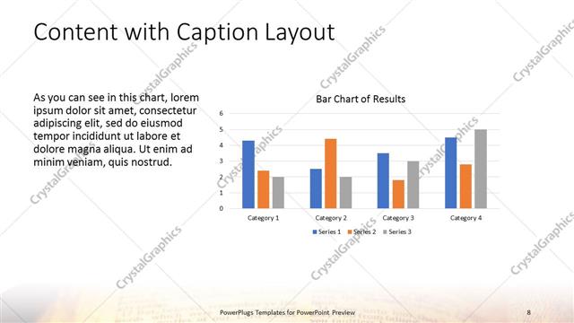 Content with Caption presentation slide layout