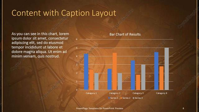 Content with Caption presentation slide layout