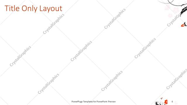 Title Only presentation slide layout