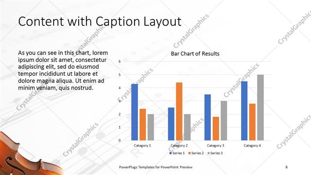 Content with Caption presentation slide layout