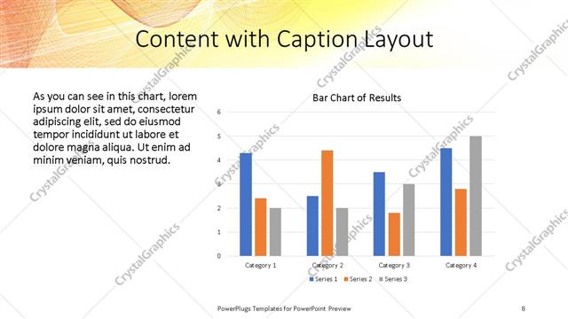 Content with Caption presentation slide layout