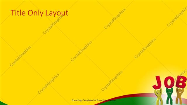 Title Only presentation slide layout