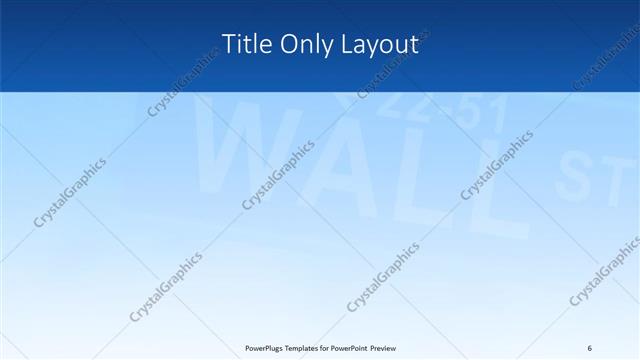 Title Only presentation slide layout