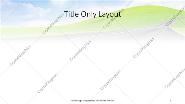 Title Only presentation slide layout