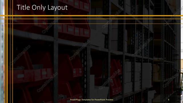 Title Only presentation slide layout