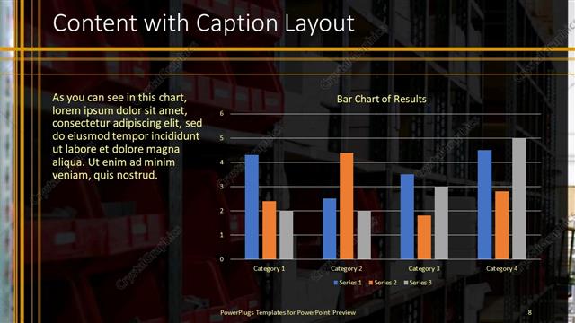 Content with Caption presentation slide layout