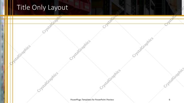 Title Only presentation slide layout