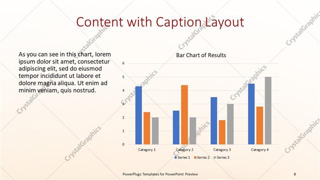 Content with Caption presentation slide layout
