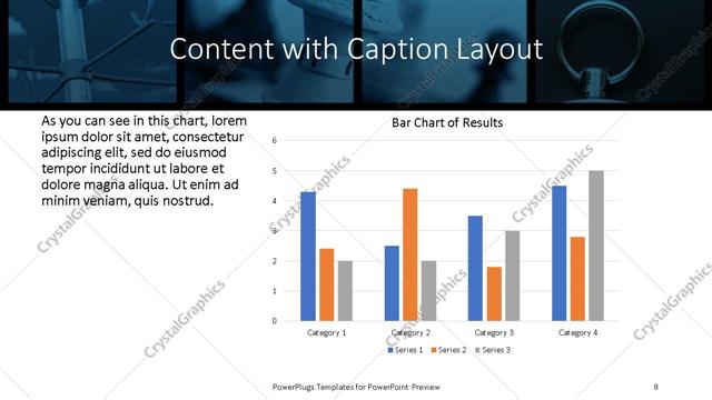 Content with Caption presentation slide layout