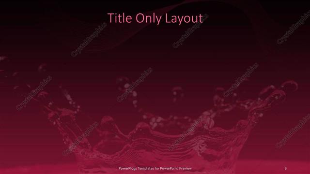 Title Only presentation slide layout