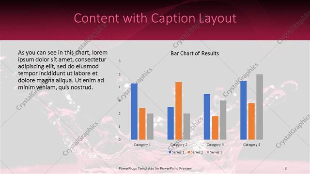 Content with Caption presentation slide layout
