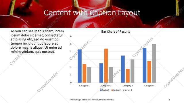 Content with Caption presentation slide layout