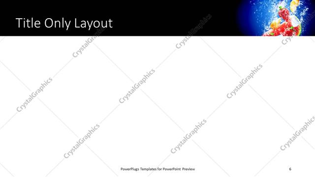 Title Only presentation slide layout