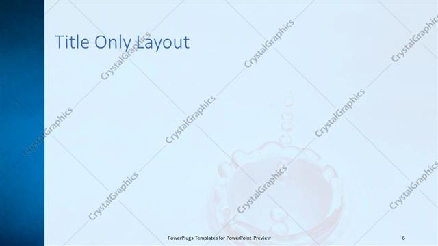 Title Only presentation slide layout