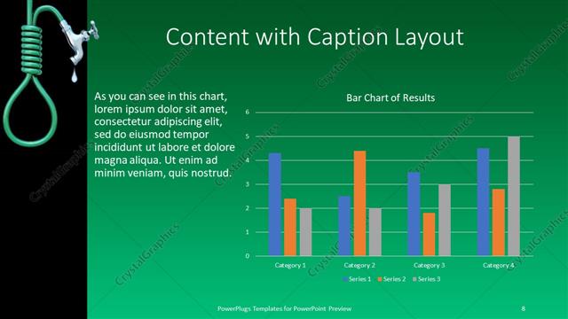Content with Caption presentation slide layout