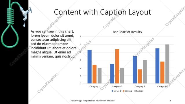 Content with Caption presentation slide layout