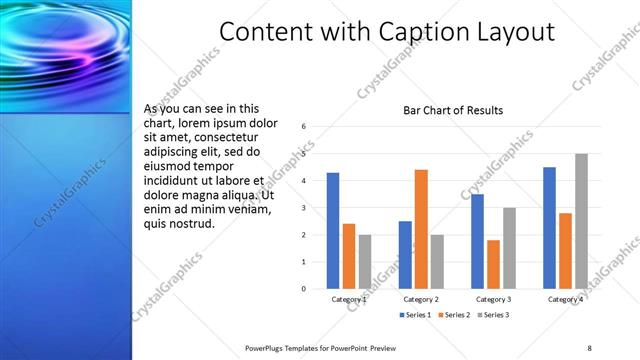 Content with Caption presentation slide layout