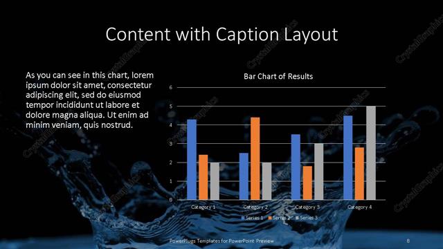 Content with Caption presentation slide layout