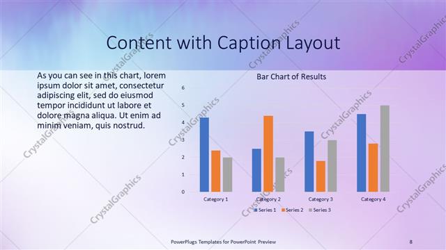 Content with Caption presentation slide layout