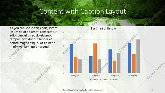 Content with Caption presentation slide layout