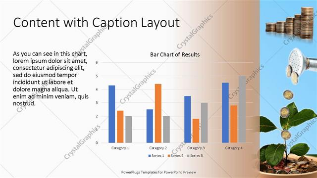 Content with Caption presentation slide layout