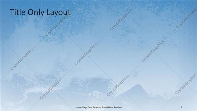 Title Only presentation slide layout