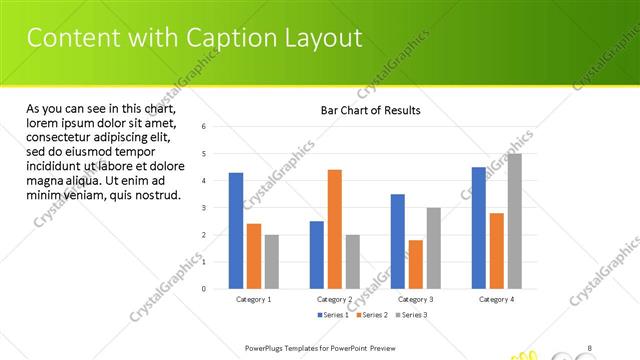 Content with Caption presentation slide layout