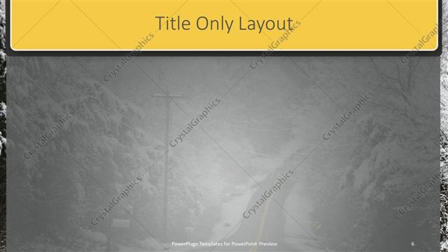 Title Only presentation slide layout