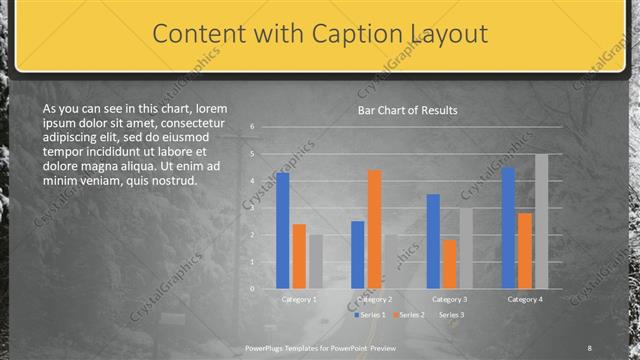 Content with Caption presentation slide layout