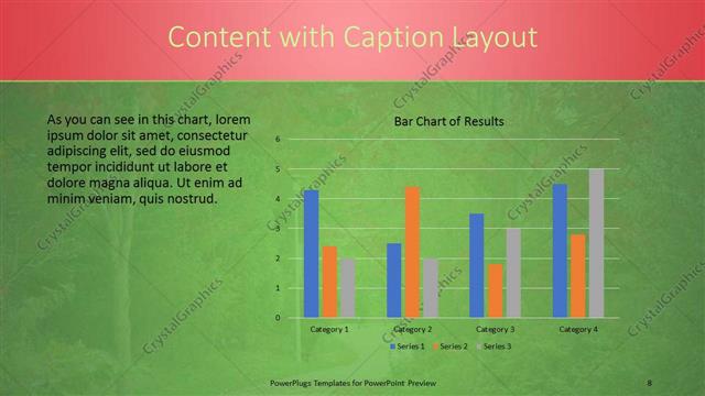 Content with Caption presentation slide layout