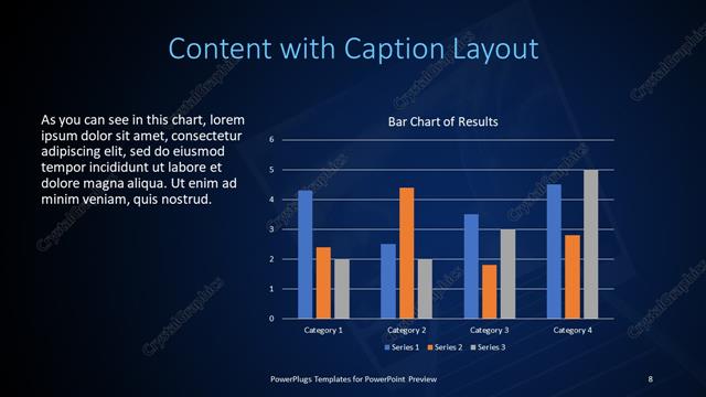 Content with Caption presentation slide layout