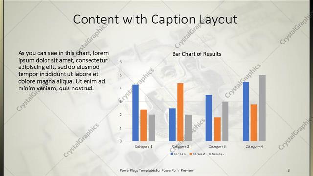 Content with Caption presentation slide layout
