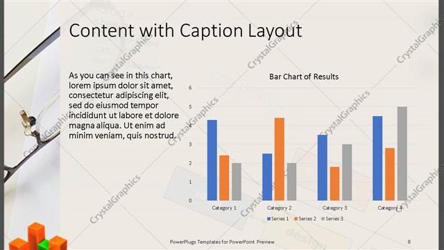 Content with Caption presentation slide layout
