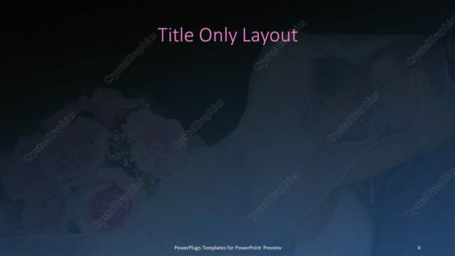 Title Only presentation slide layout