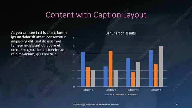 Content with Caption presentation slide layout