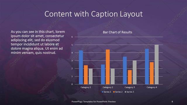 Content with Caption presentation slide layout