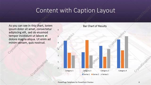 Content with Caption presentation slide layout