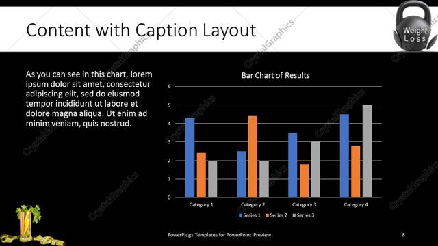 Content with Caption presentation slide layout