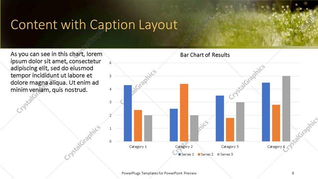 Content with Caption presentation slide layout