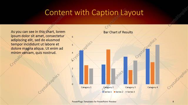 Content with Caption presentation slide layout