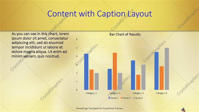 Content with Caption presentation slide layout