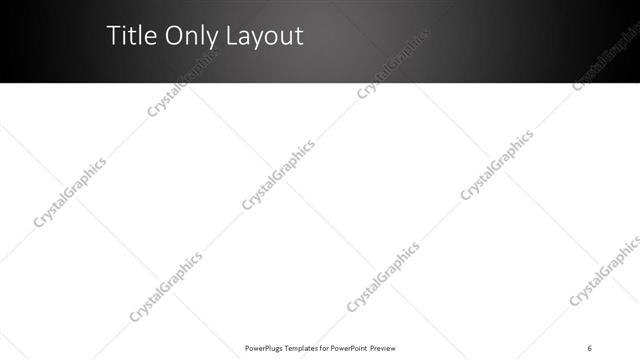 Title Only presentation slide layout