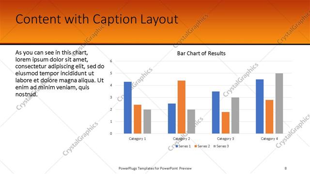 Content with Caption presentation slide layout